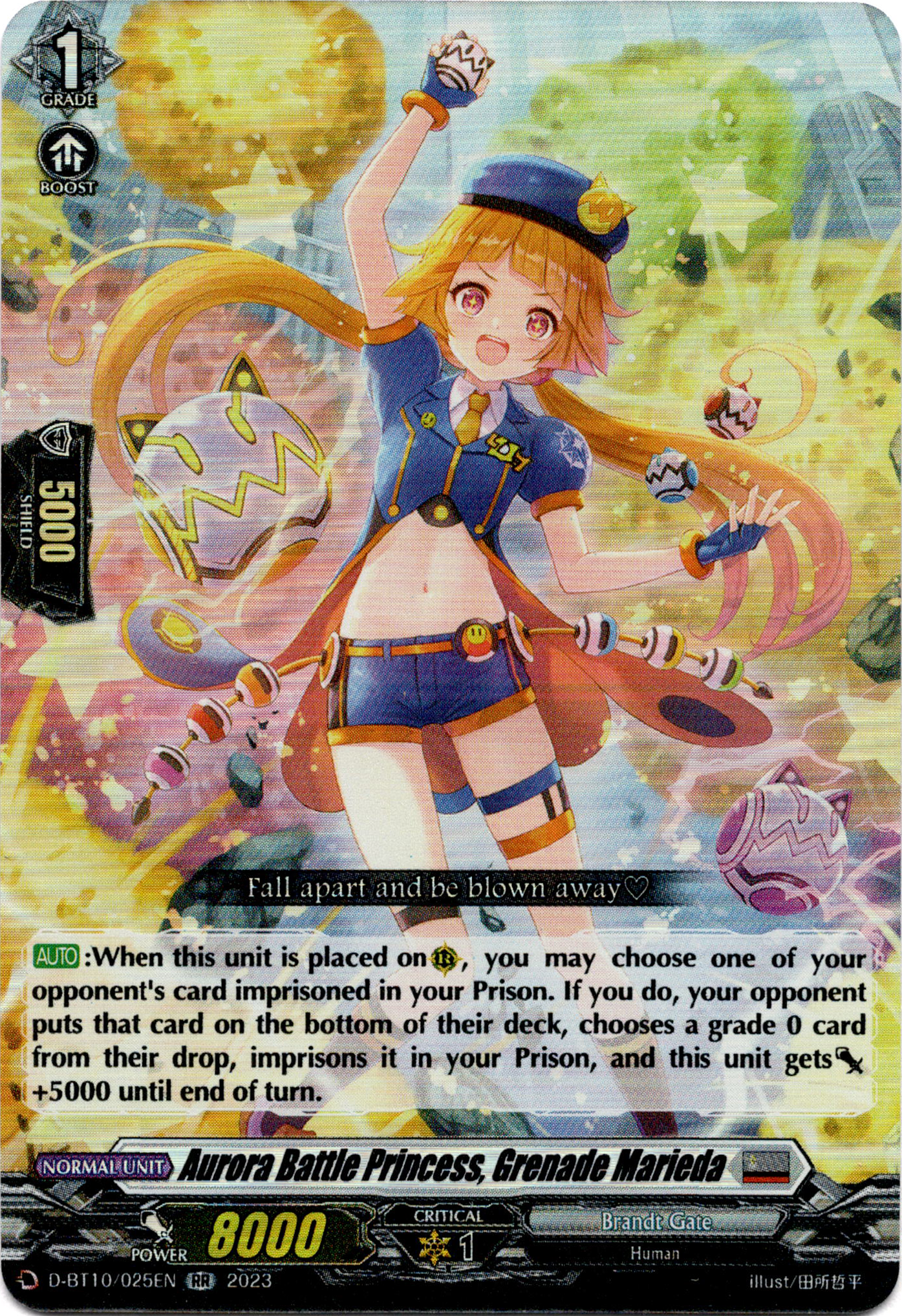 Aurora Battle Princess, Grenade Marieda - D-BT10/025EN - Dragon Masquerade - Card Cavern