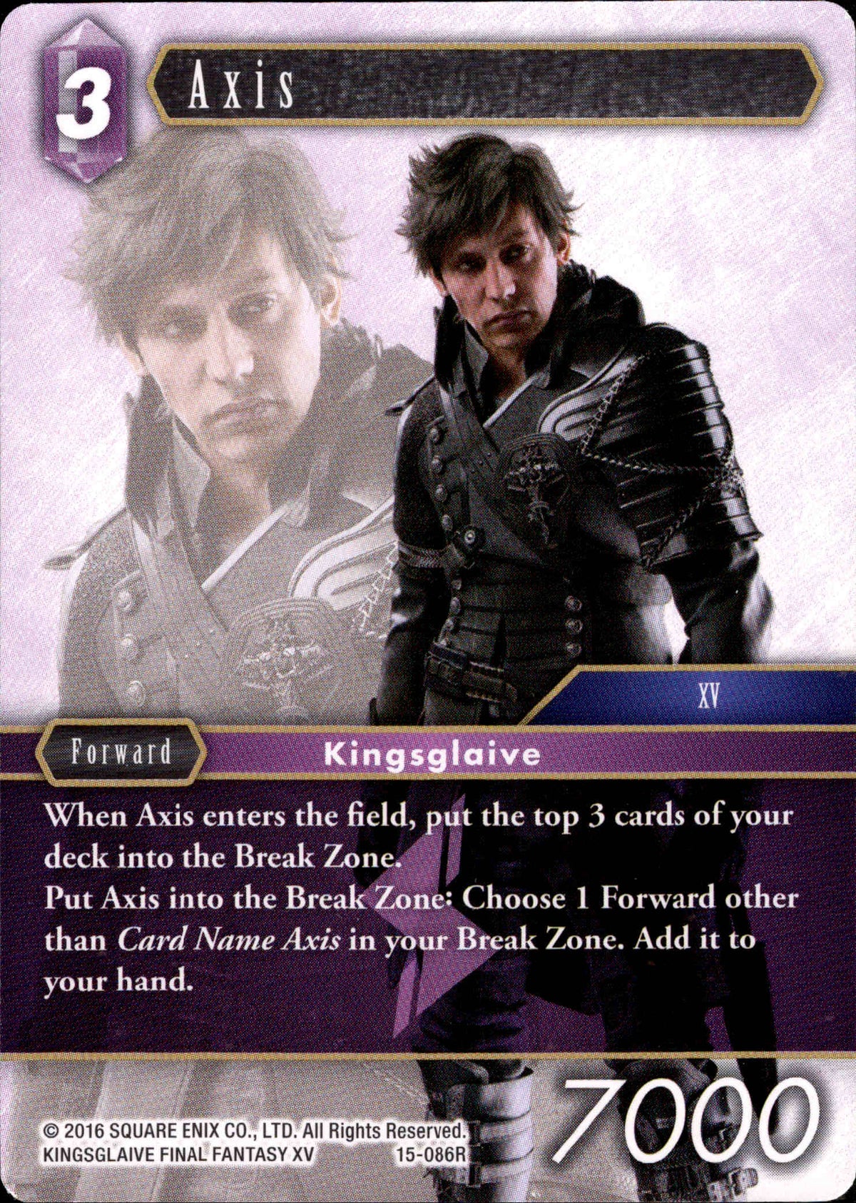 Axis - 15-086R - Crystal Dominion - Card Cavern