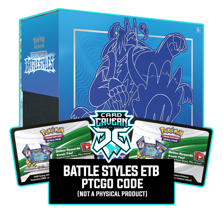 Battle Styles ETB - Rapid Strike Urshifu - Sleeves and Deck Box - PTCGL Code - Card Cavern