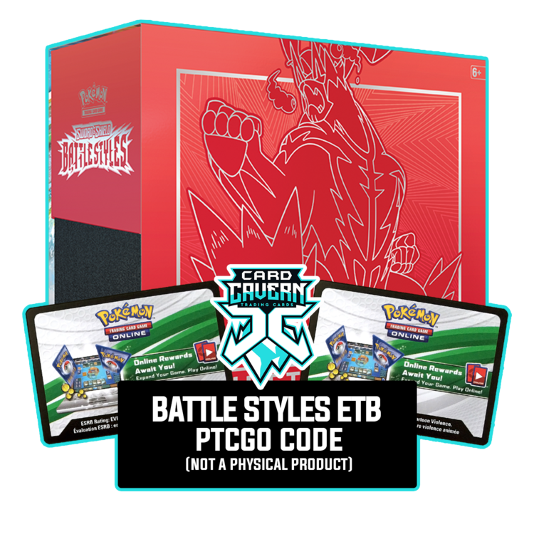 Battle Styles ETB - Single Strike Urshifu - Sleeves and Deck Box - PTCGL Code - Card Cavern