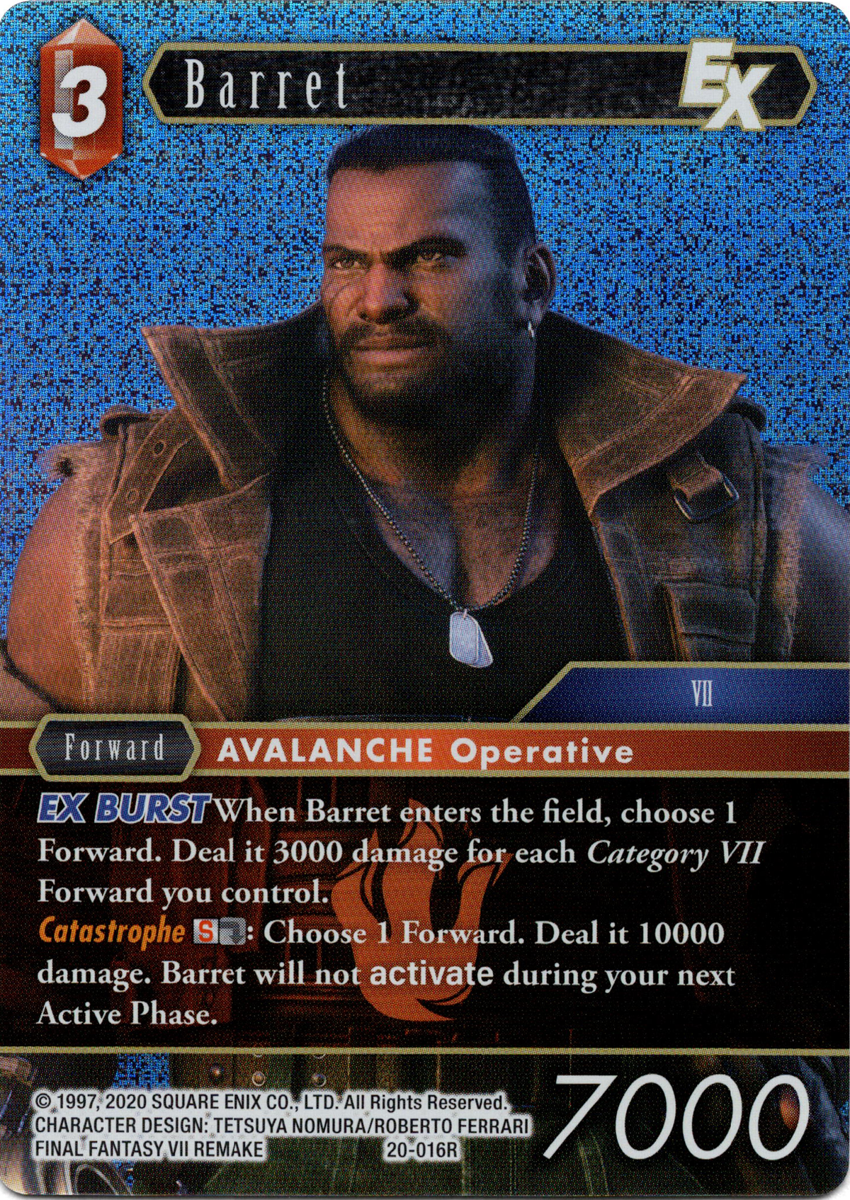 Barret EX - 20-016R - Dawn of Heroes - Foil - Card Cavern