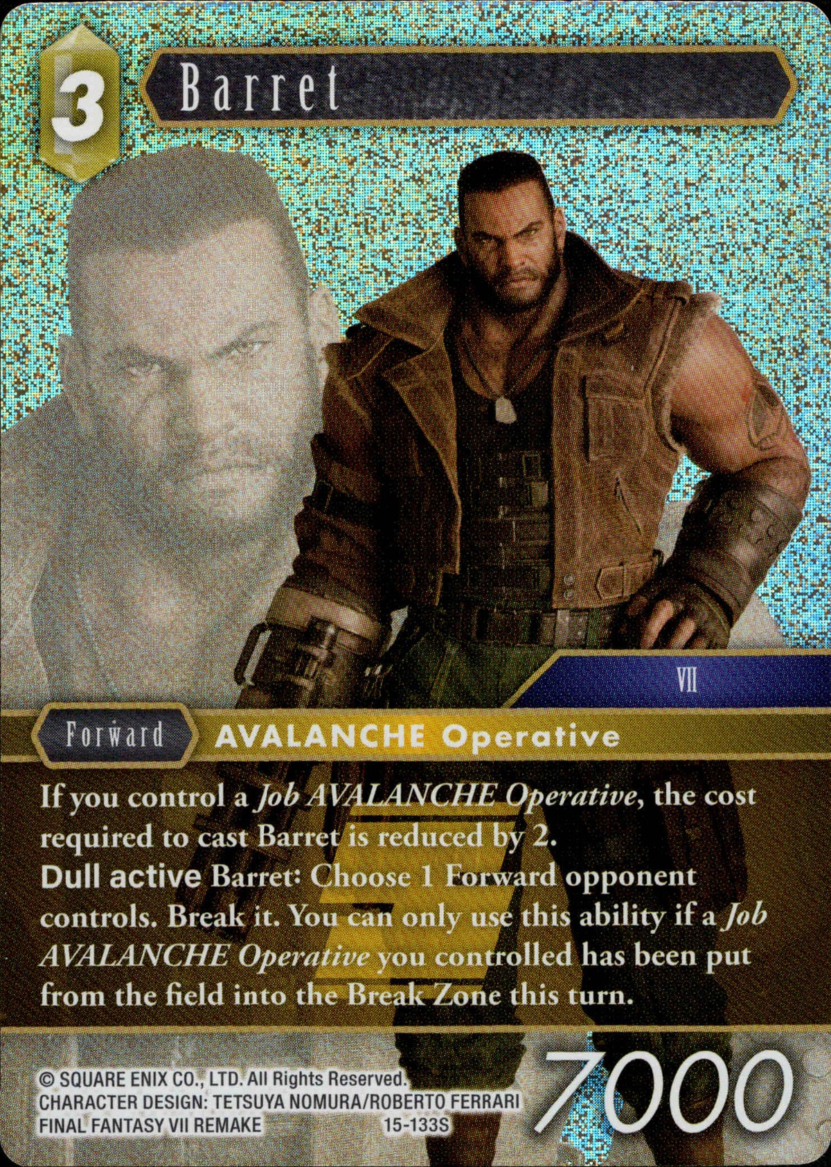 Barret - 15-133S - Crystal Dominion - Foil - Card Cavern