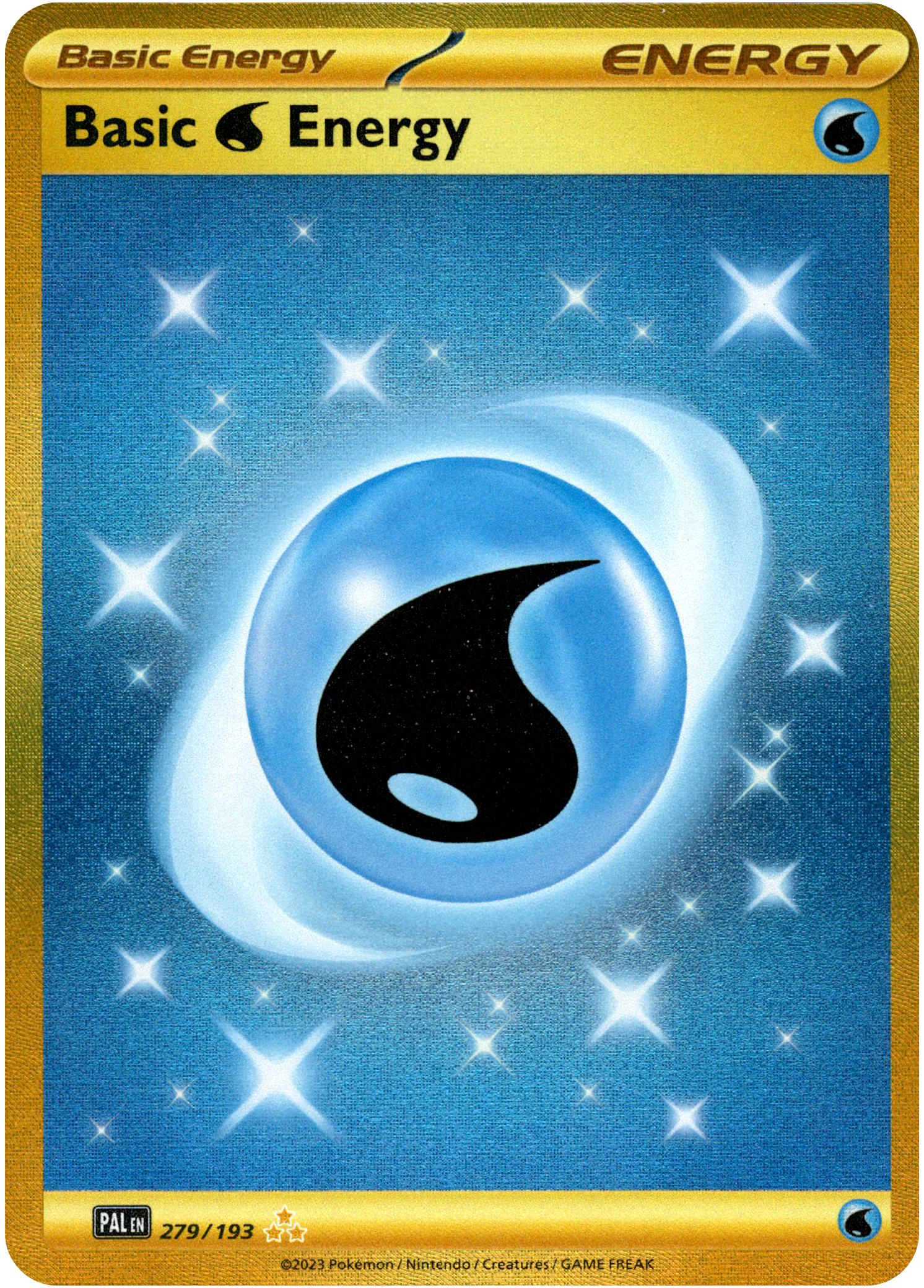 Basic Water Energy - 279/193 - Paldea Evolved - Holo - Card Cavern