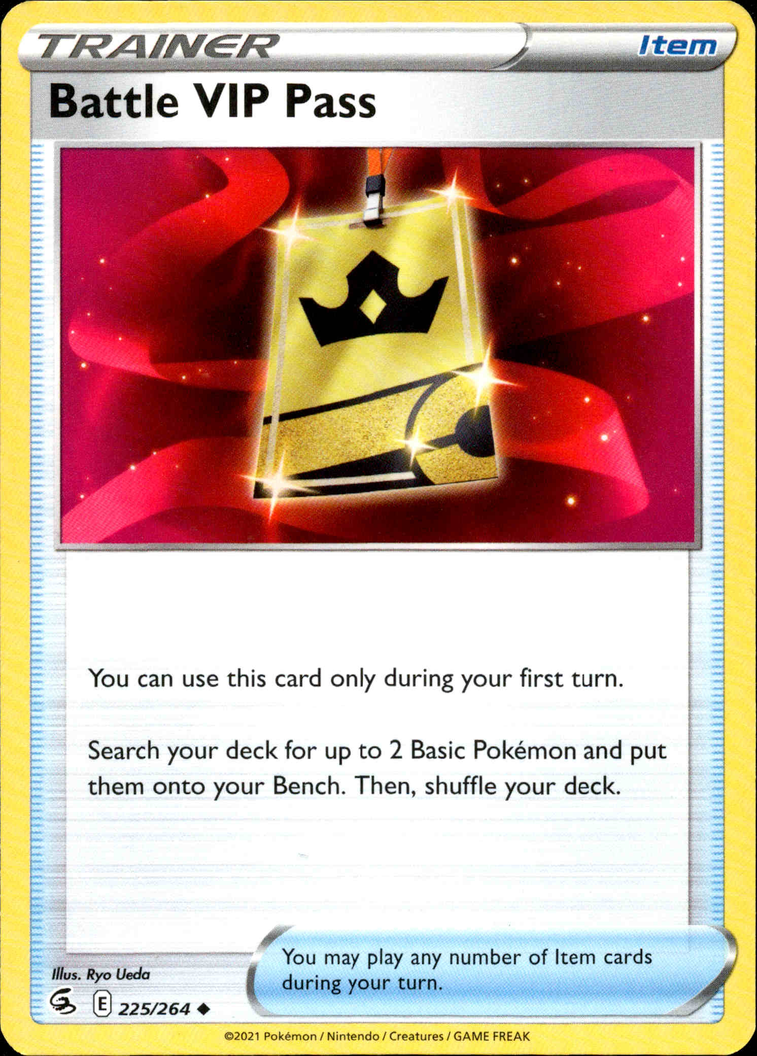Battle VIP Pass - 225/264 - Fusion Strike - Card Cavern