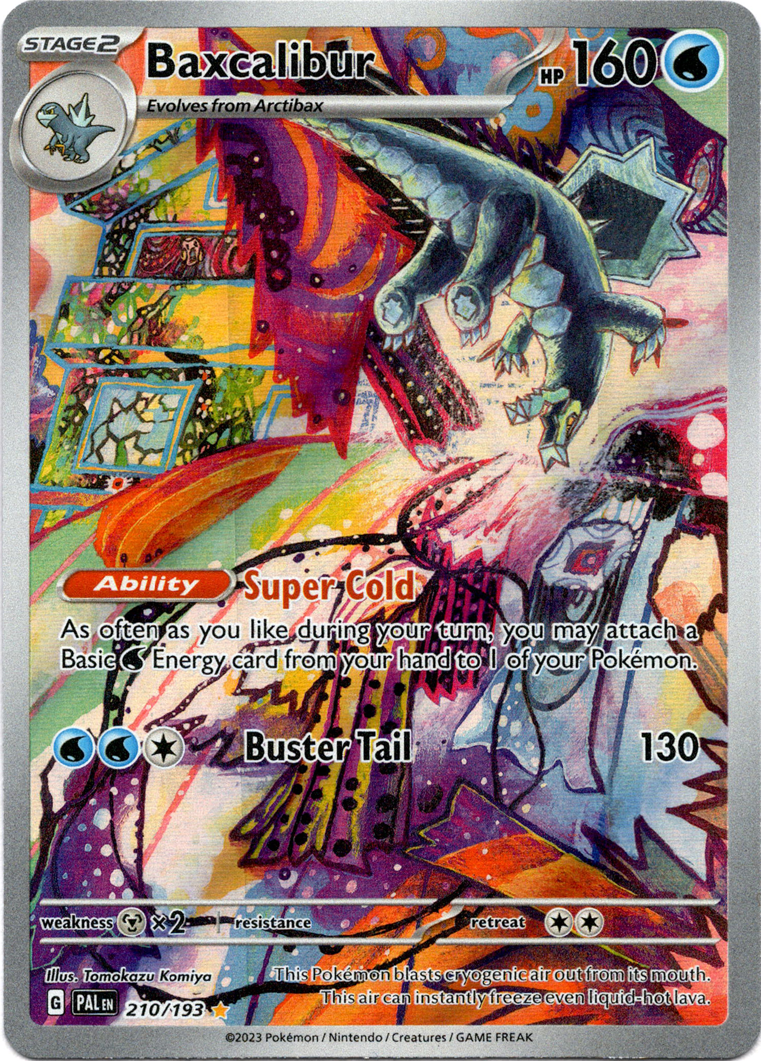 Baxcalibur - 210/193 - Paldea Evolved - Holo - Card Cavern