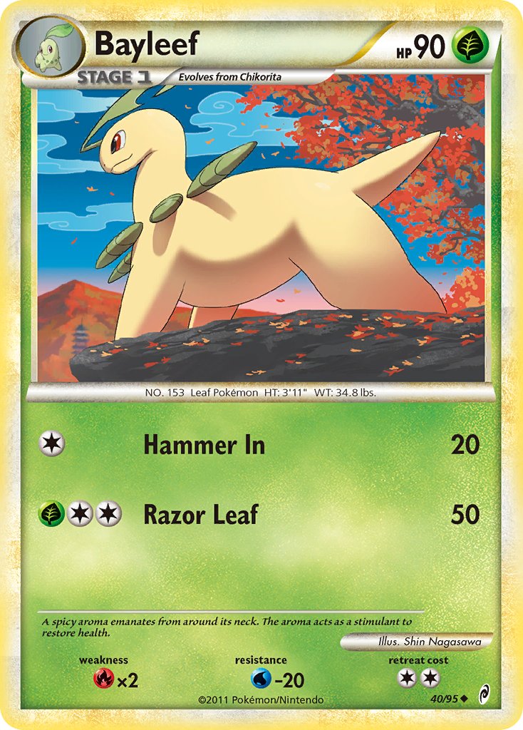 Bayleef - 40/95 - Call of Legends - Card Cavern