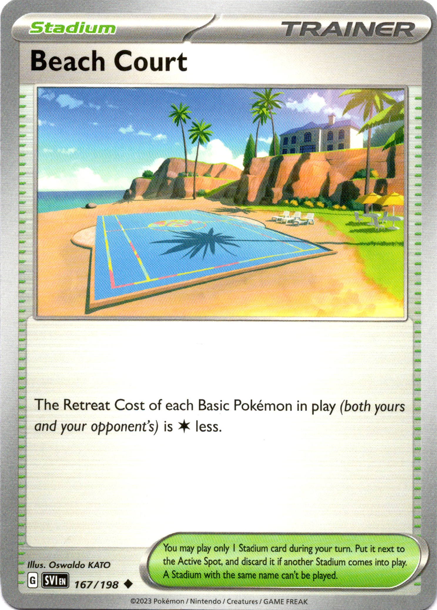 Beach Court - 167/198 - Scarlet & Violet - Card Cavern