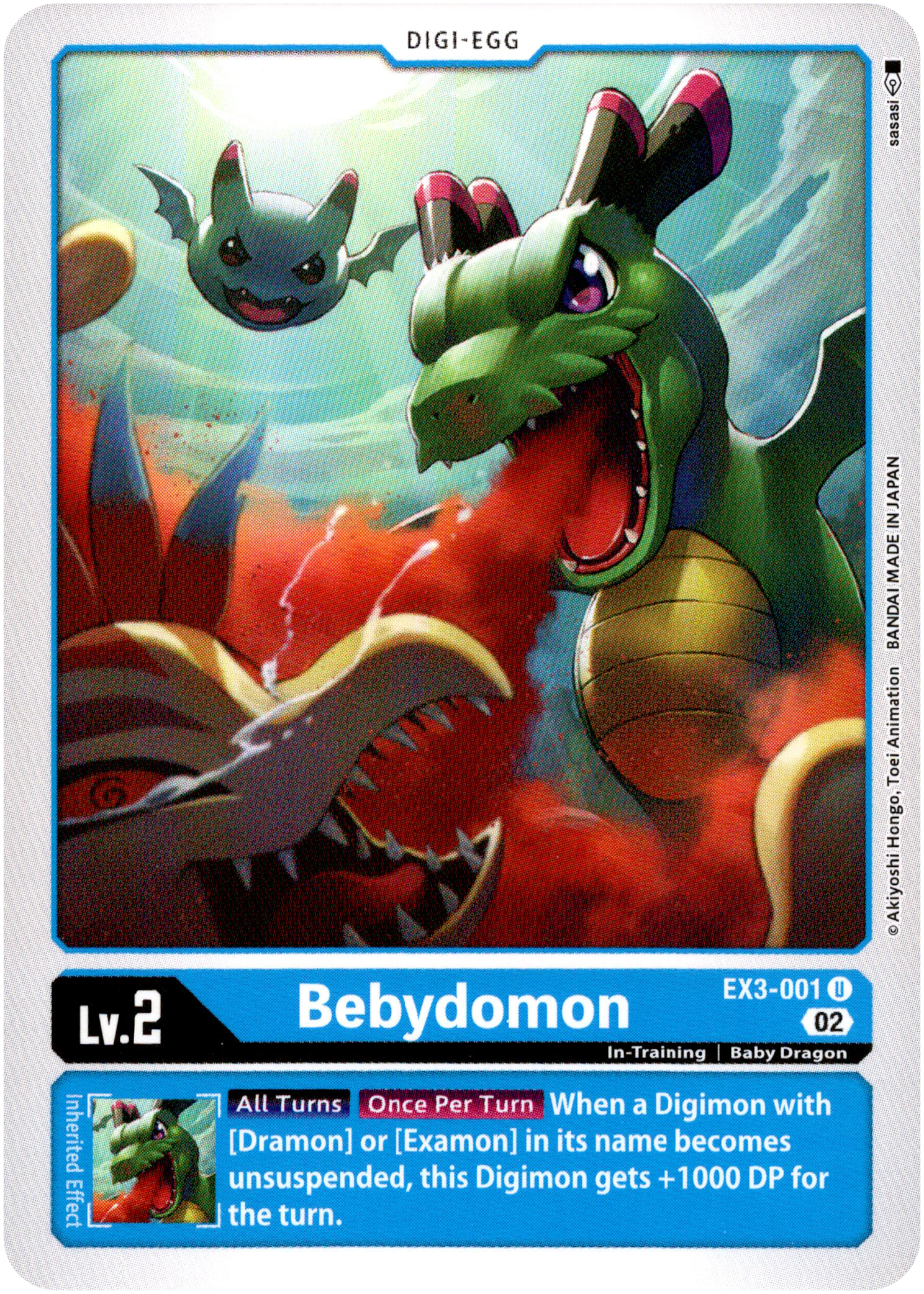 Bebydomon - EX3-001 U - Draconic Roar - Card Cavern
