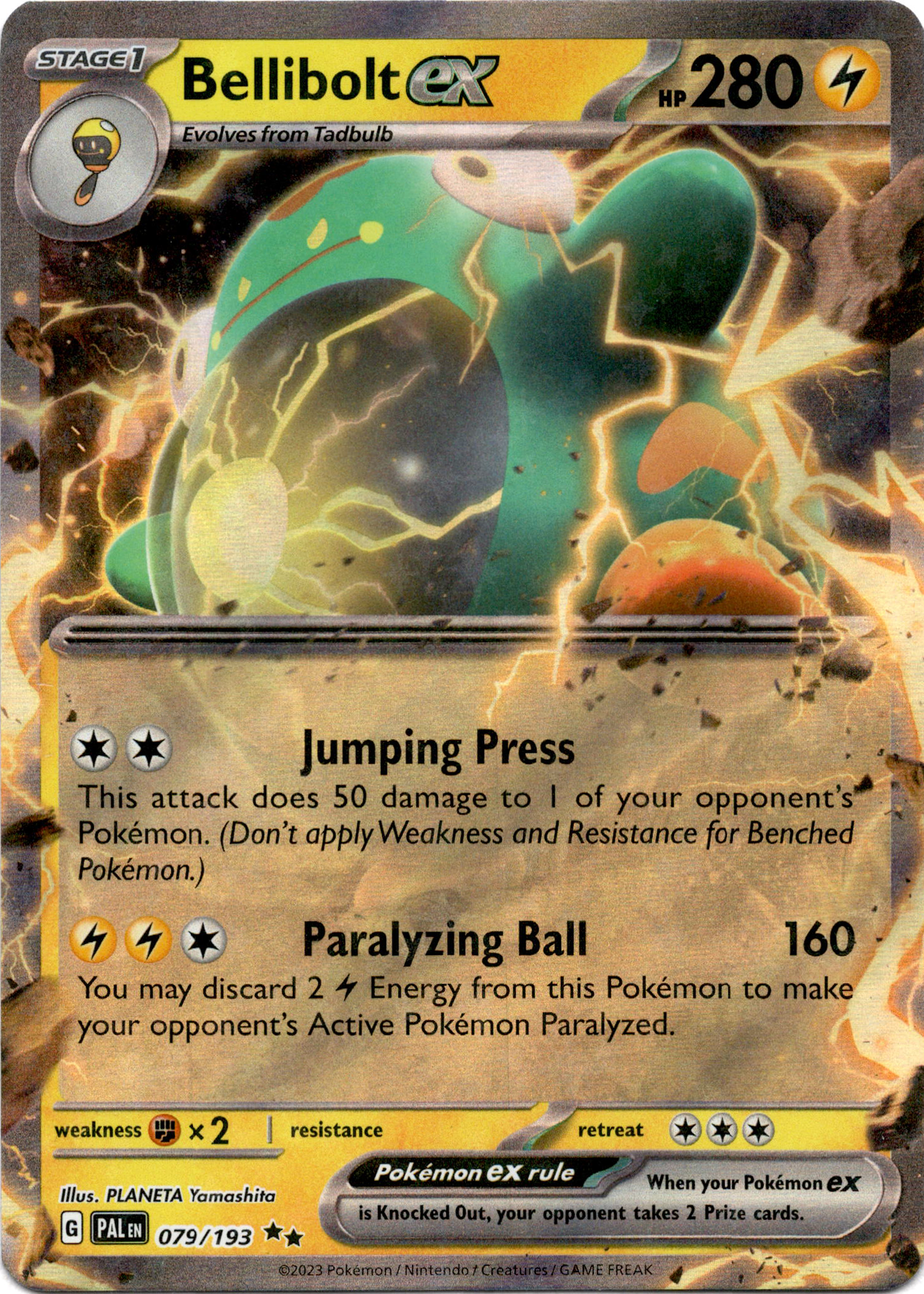 Bellibolt ex - 079/193 - Paldea Evolved - Holo - Card Cavern