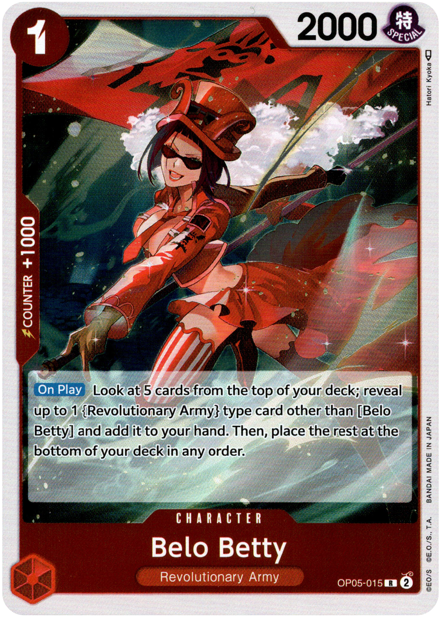 Belo Betty - OP05-015 - Awakening of the New Era - Foil - Card Cavern