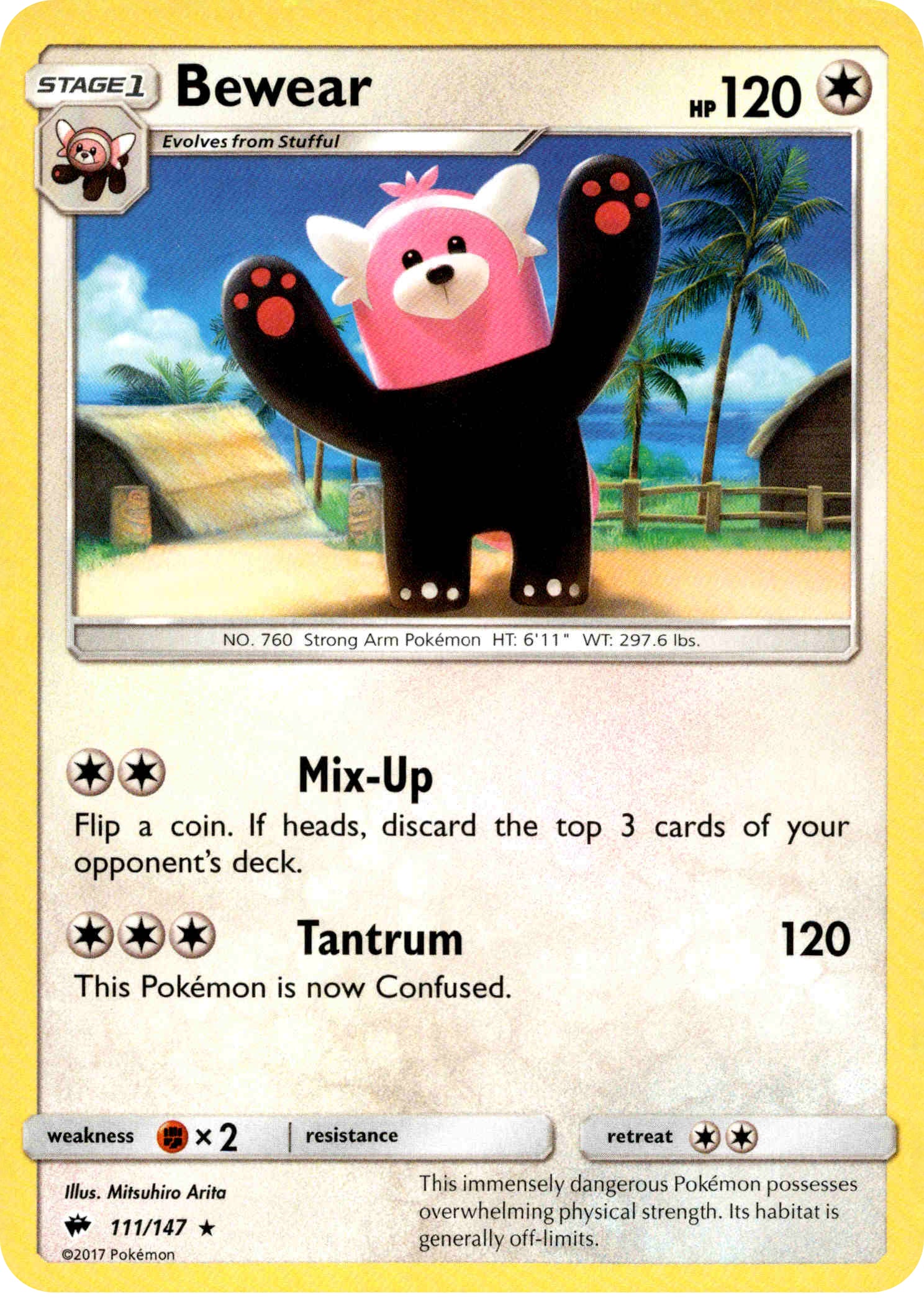 Bewear - 111/147 - Burning Shadows - Card Cavern