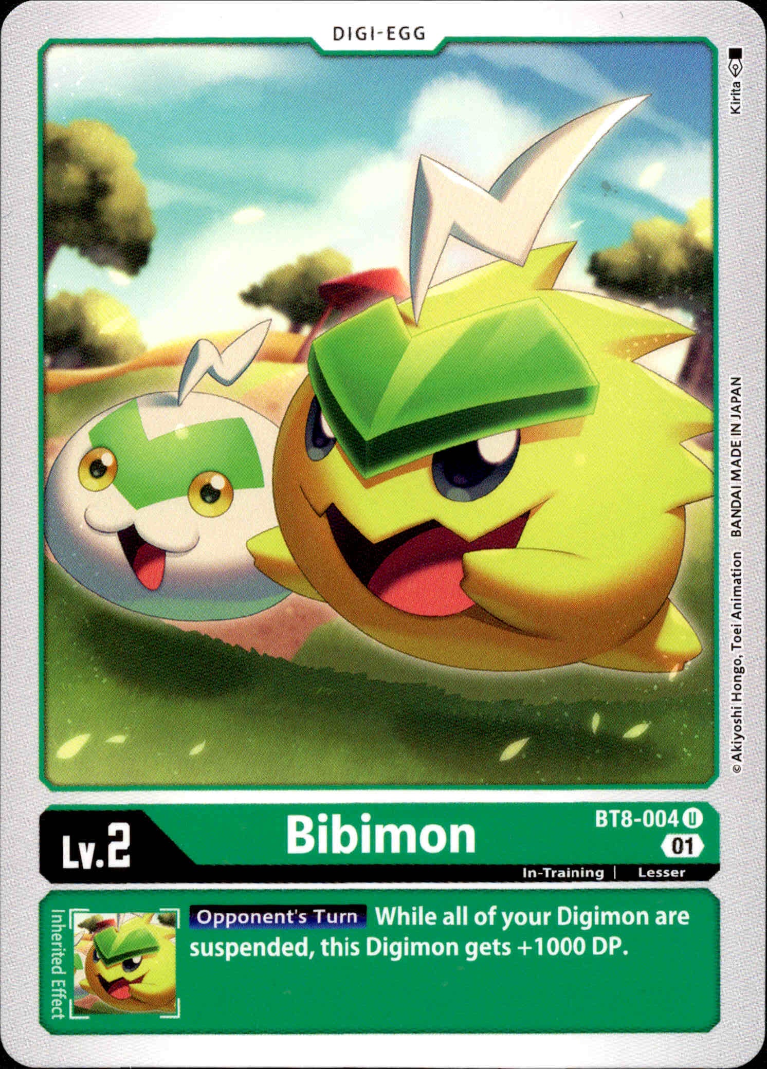 Bibimon - BT8-004 U - New Awakening - Card Cavern