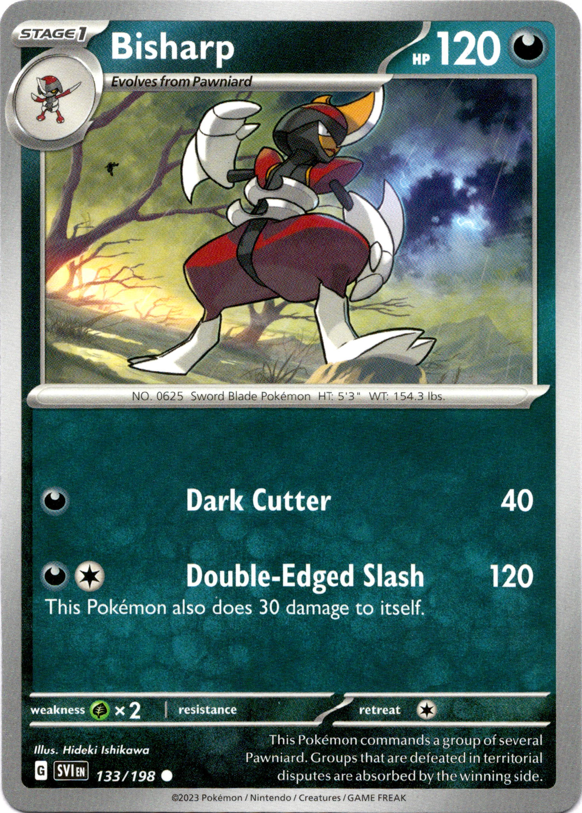 Bisharp - 133/198 - Scarlet & Violet - Card Cavern