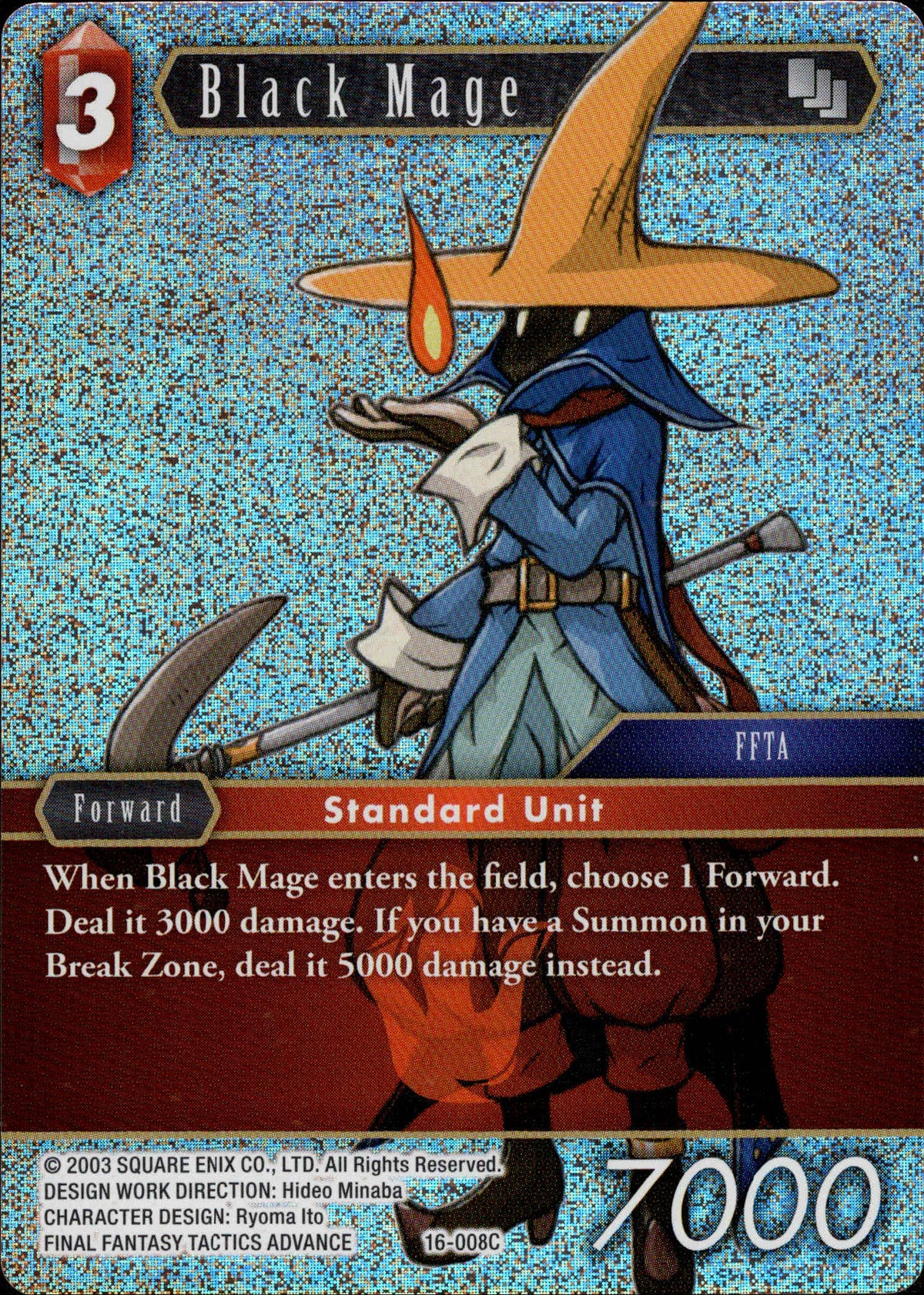 Black Mage - 16-008C - Emissaries of Light - Foil - Card Cavern