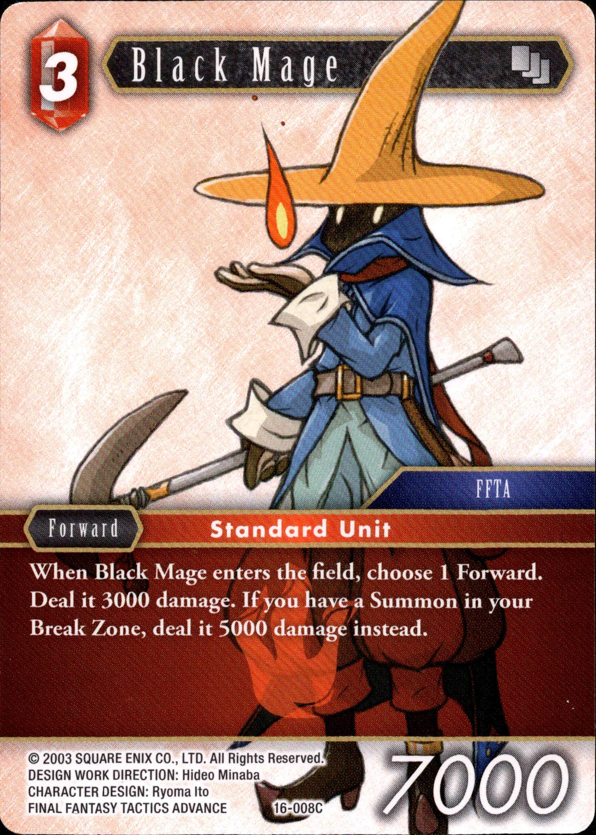 Black Mage - 16-008C - Emissaries of Light - Card Cavern