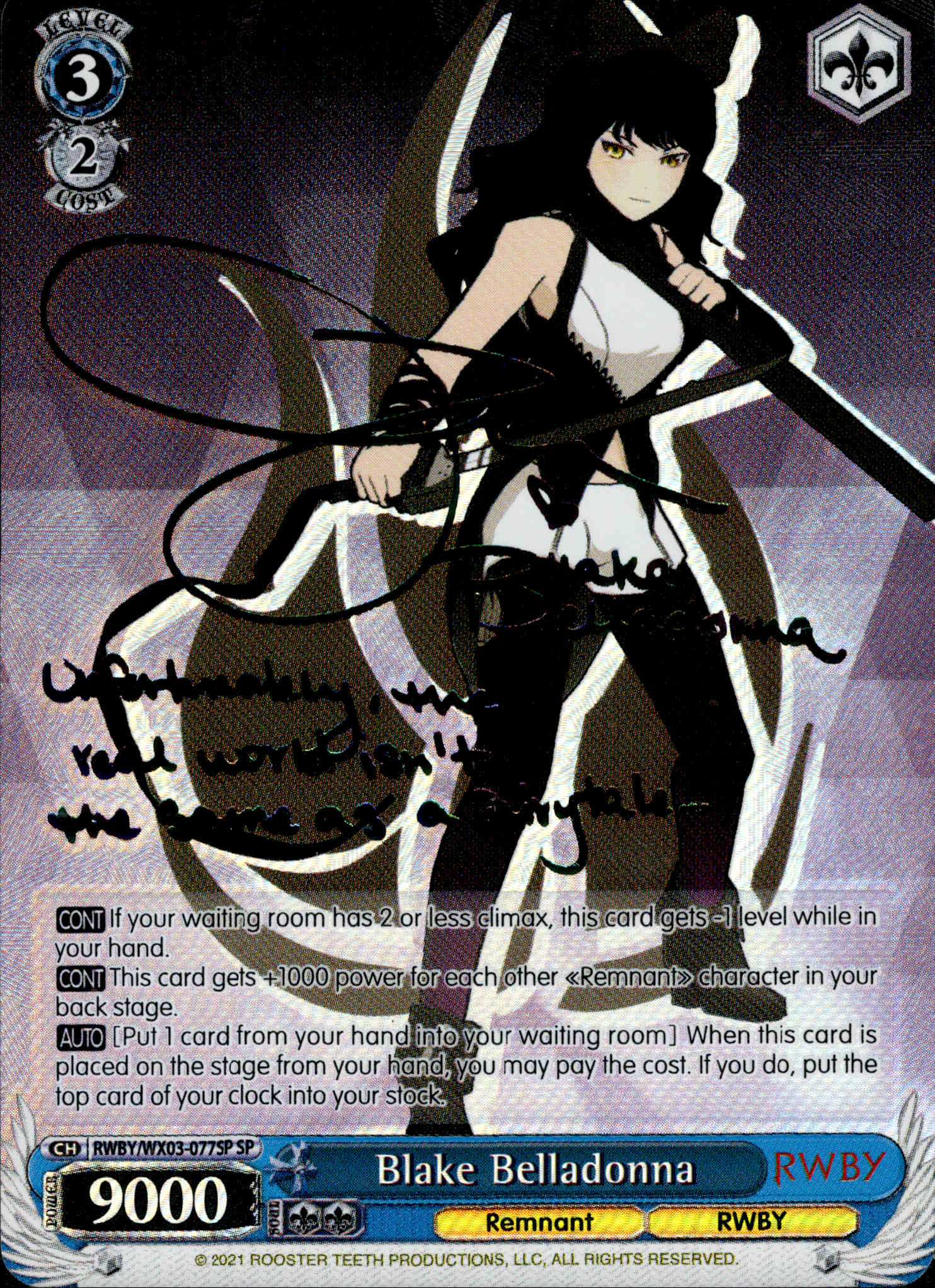 Blake Belladonna - RWBY/WX03-077SP - RWBY - Card Cavern
