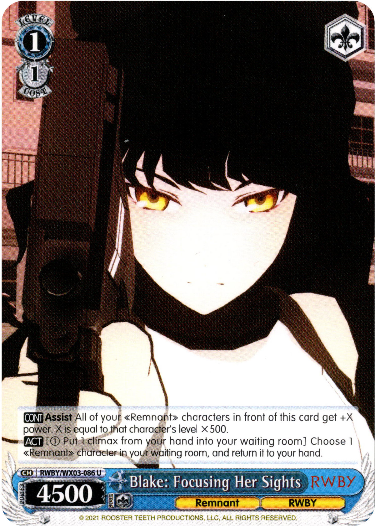 Blake: Focusing Her Sights - RWBY/WX03-086 - RWBY - Card Cavern