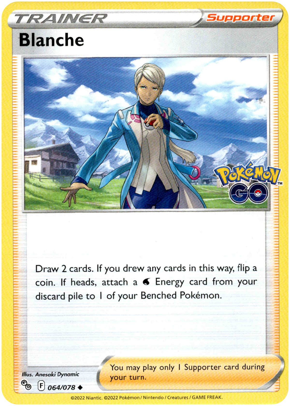 Blanche - 064/078 - Pokemon Go - Card Cavern