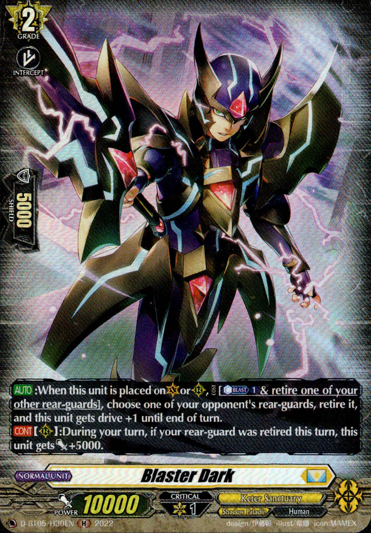 Blaster Dark - D-BT05/H30 - Triumphant Return of the Brave Heroes - Card Cavern