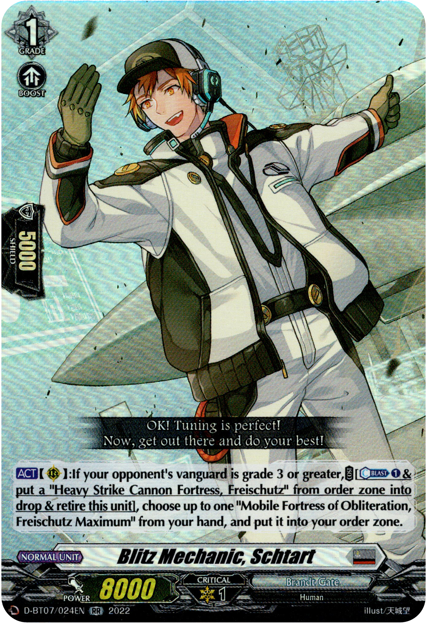 Blitz Mechanic, Schtart - D-BT07/024EN - Raging Flames Against Emerald Storm - Card Cavern
