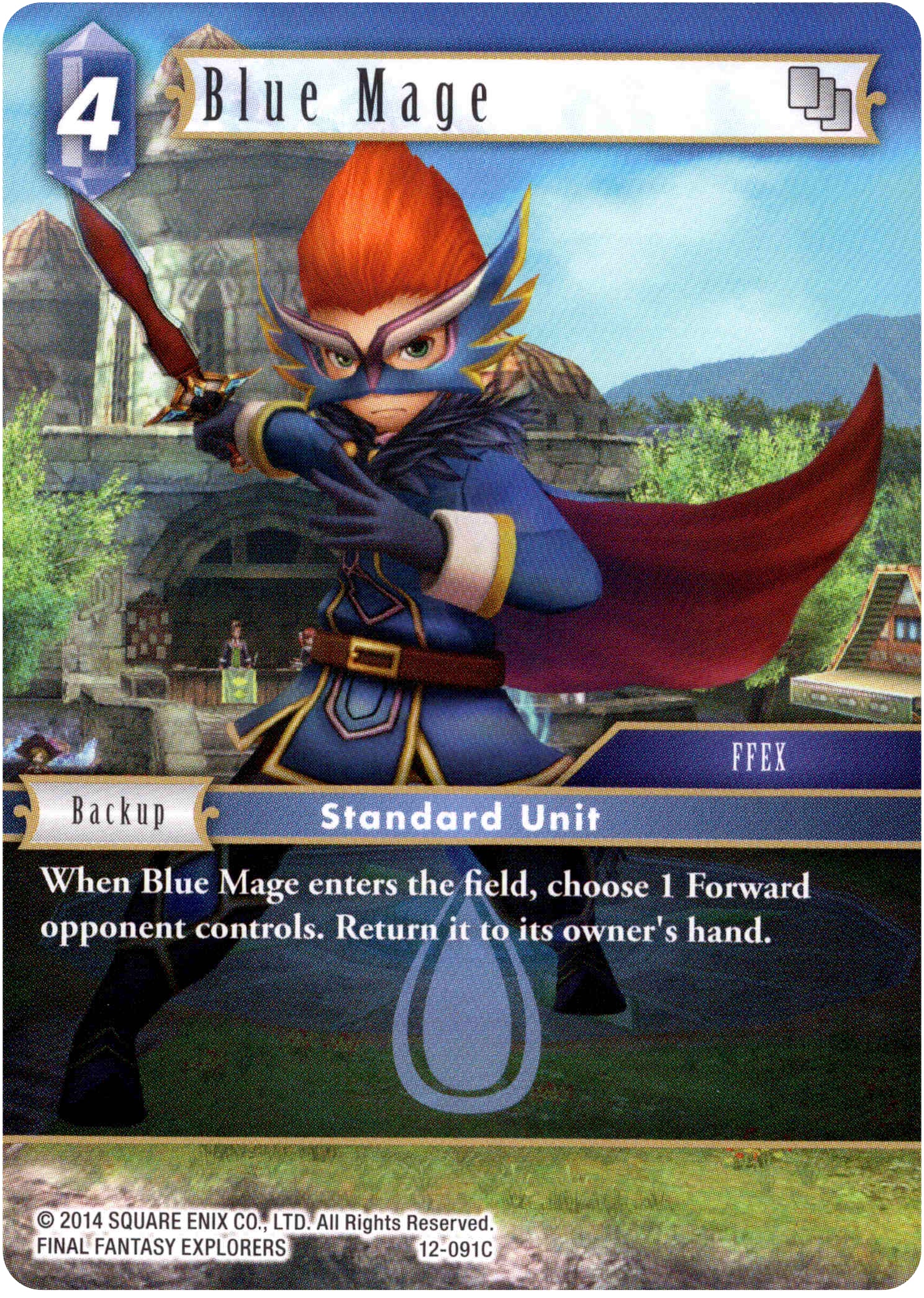 Blue Mage - 12-091C - Opus XII - Card Cavern