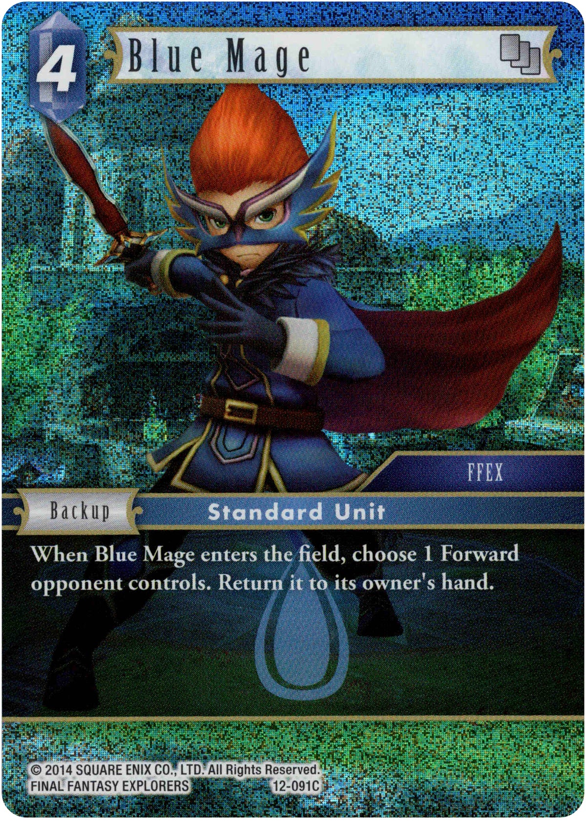 Blue Mage - 12-091C - Opus XII - Foil - Card Cavern