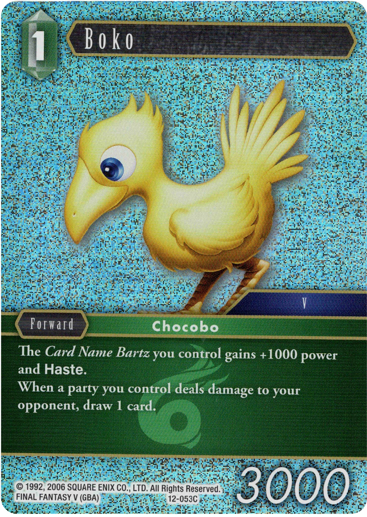 Boko - 12-053C - Opus XII - Foil - Card Cavern