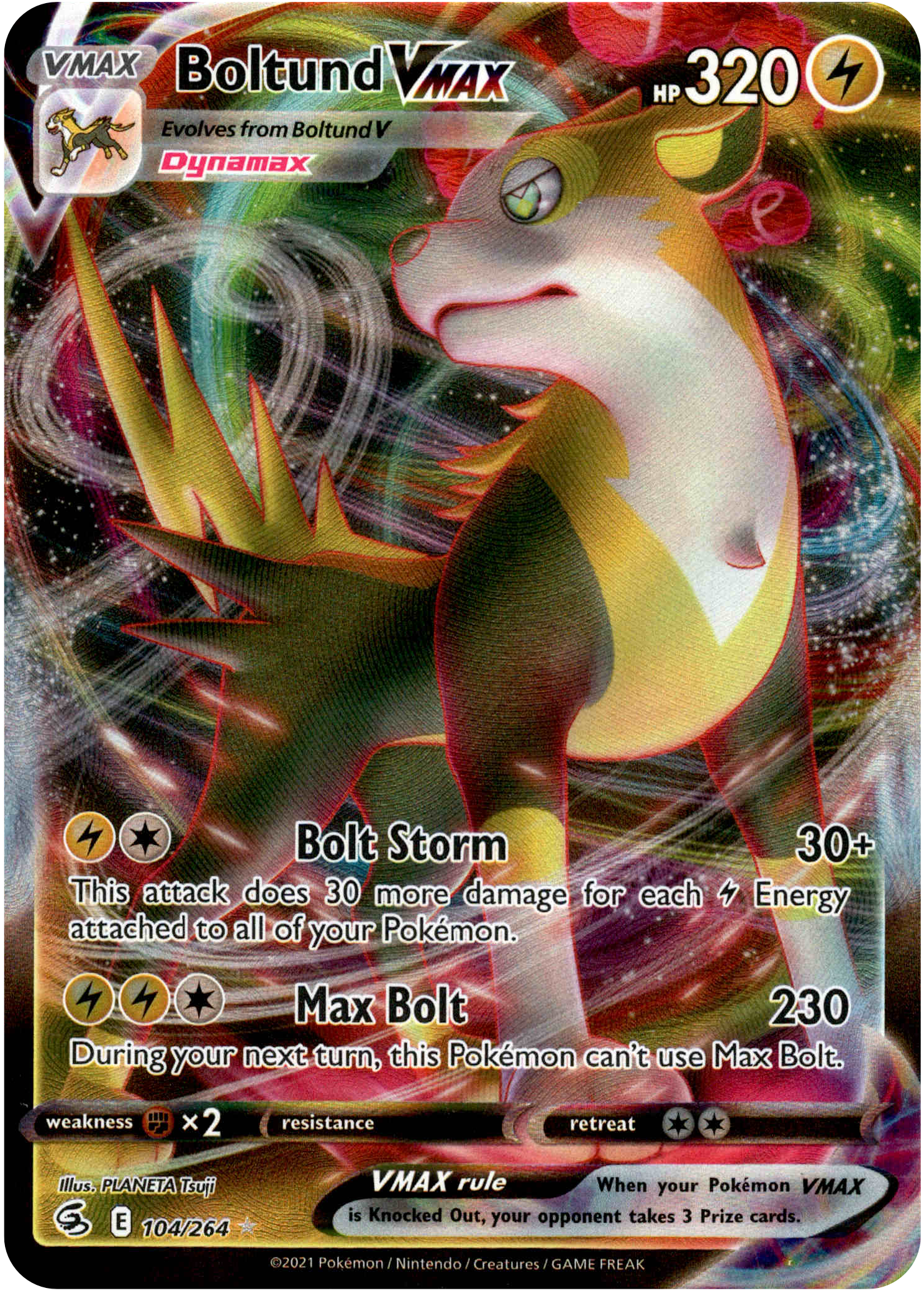 Boltund VMAX - 104/264 - Fusion Strike - Card Cavern