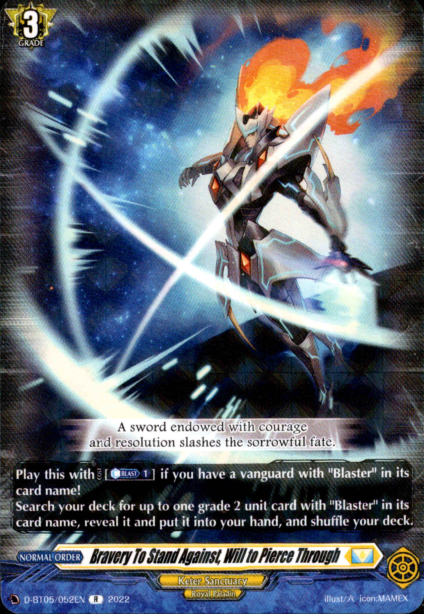 Bravery To Stand Against, Will to Pierce Through - D-BT05/052 - Triumphant Return of the Brave Heroes - Card Cavern