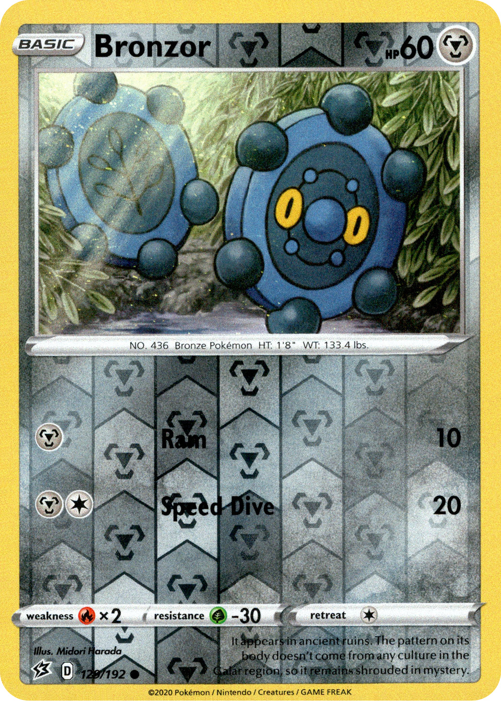 Bronzor - 129/192 - Rebel Clash