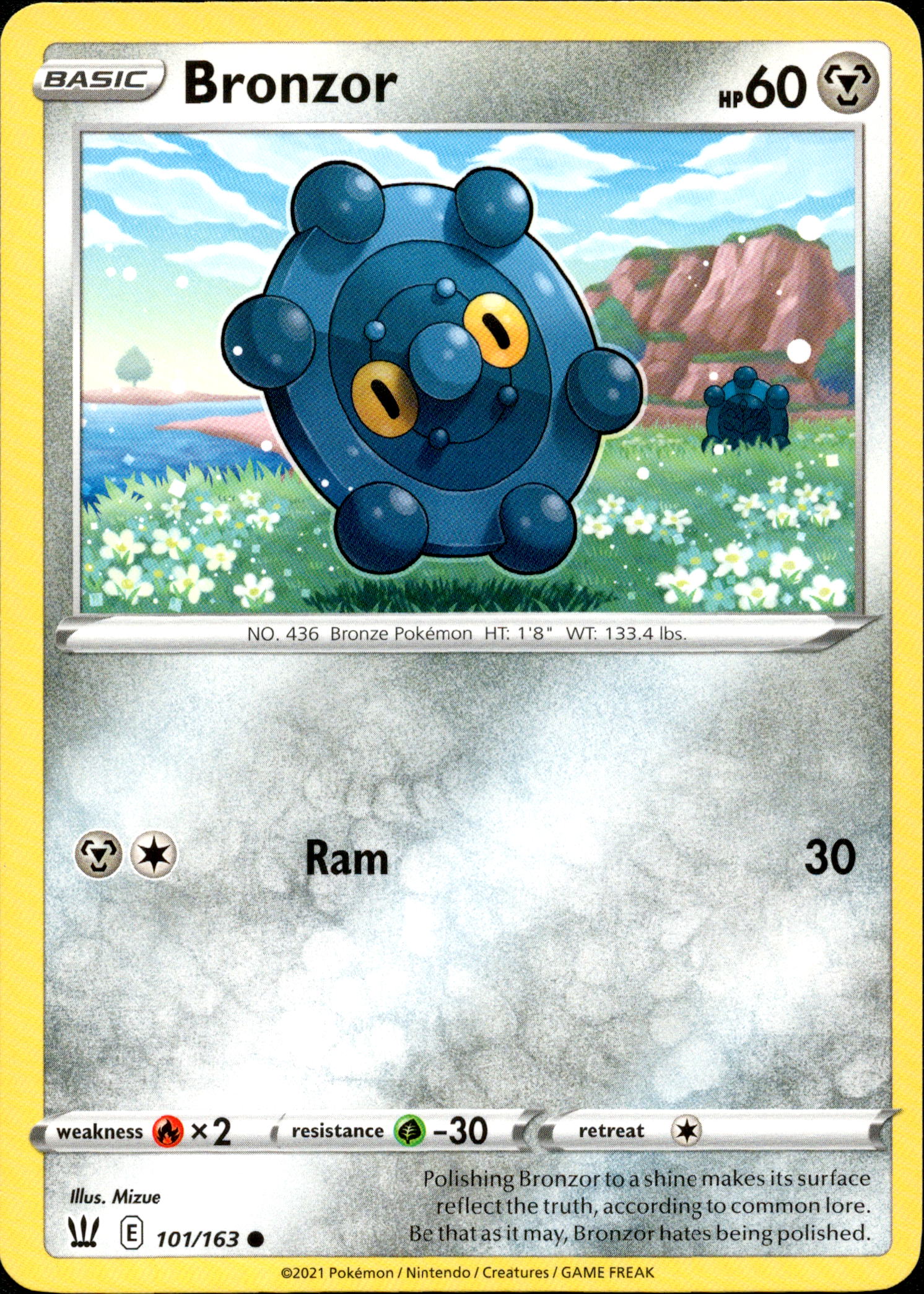 Bronzor - 101/163 - Battle Styles - Card Cavern