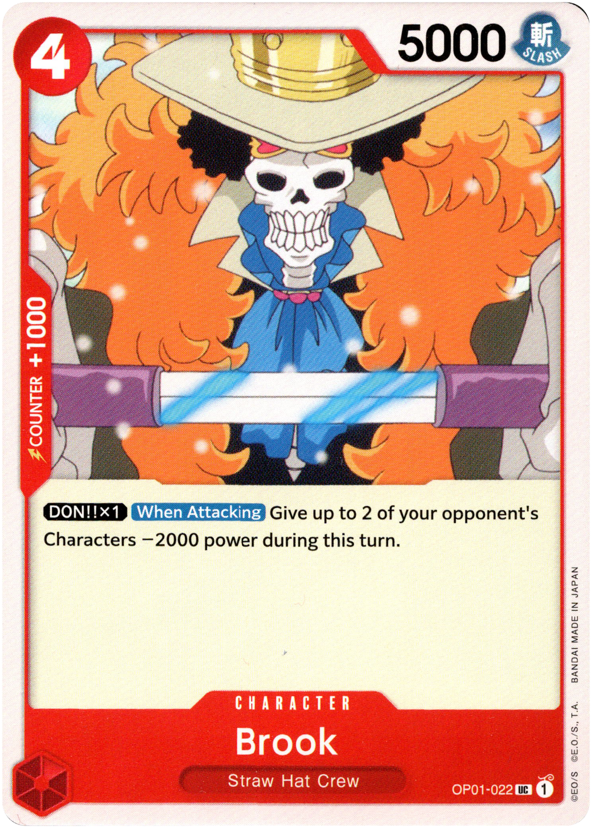 Brook - OP01-022 UC - Romance Dawn - Card Cavern