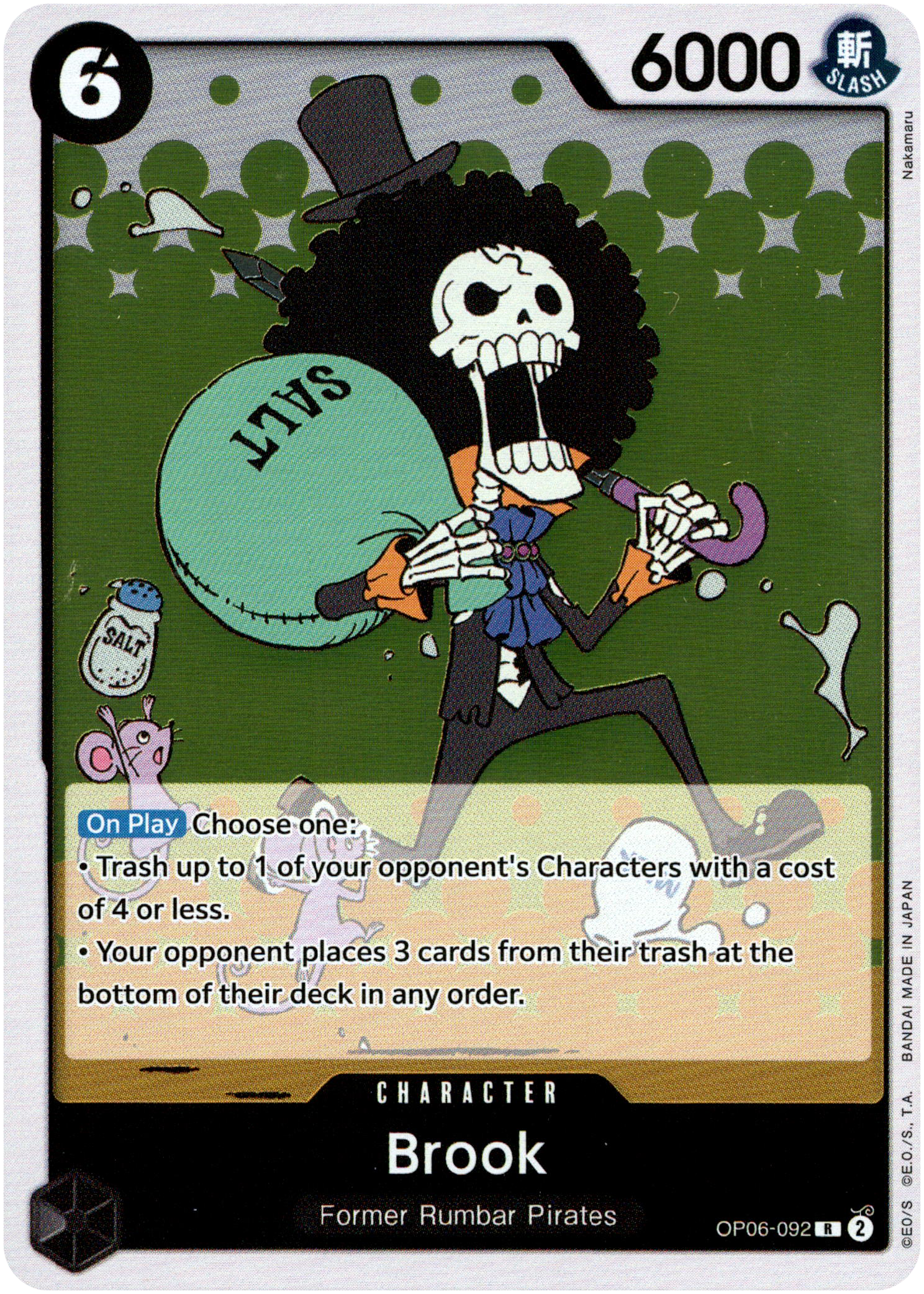 Brook - OP06-092R - Wings of the Captain - Foil - Card Cavern