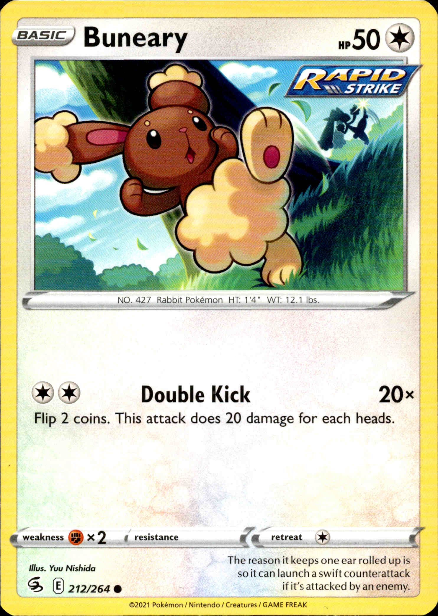 Buneary - 212/264 - Fusion Strike - Card Cavern