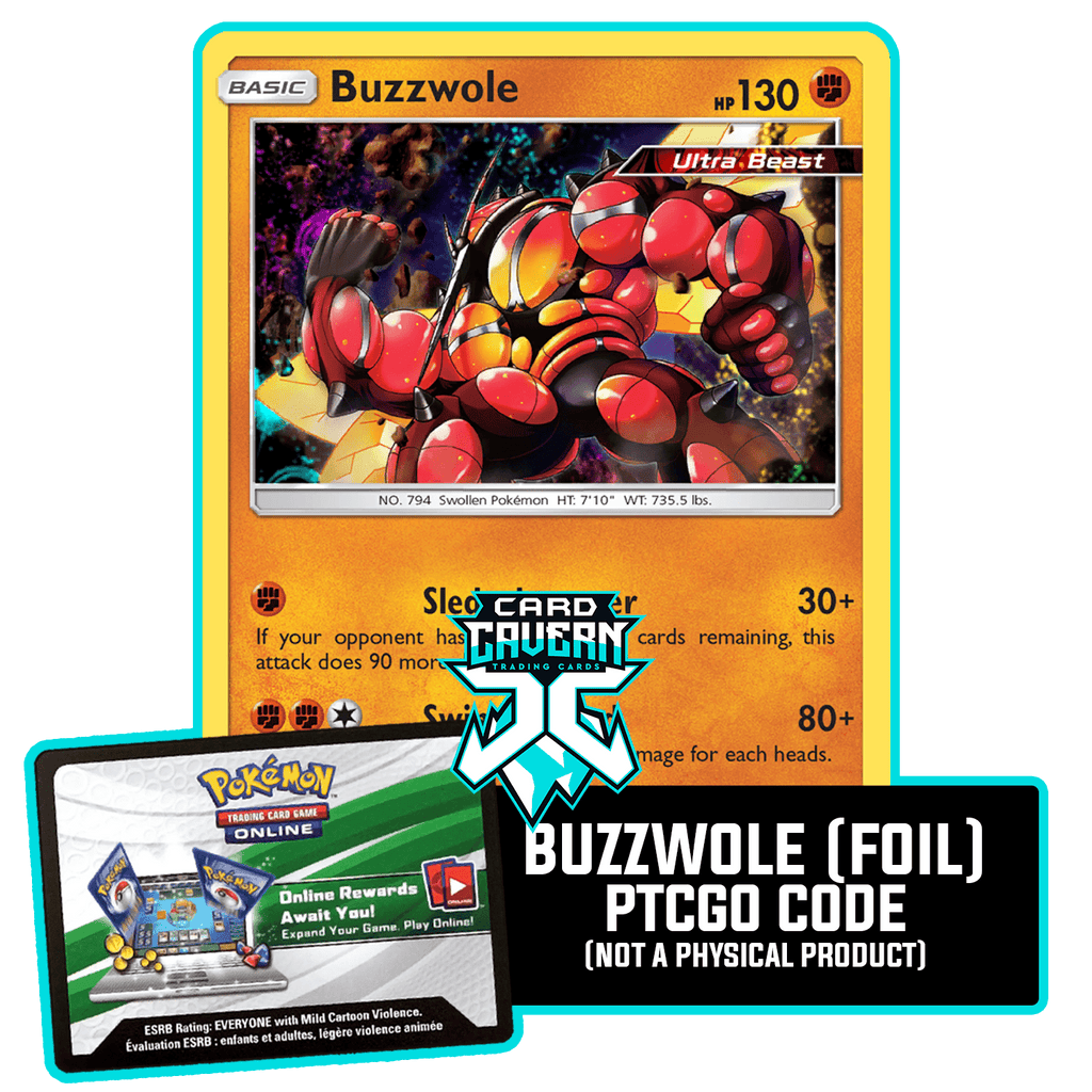 Buzzwole 77/131 PTCGO Code – Card Cavern Trading Cards, LLC