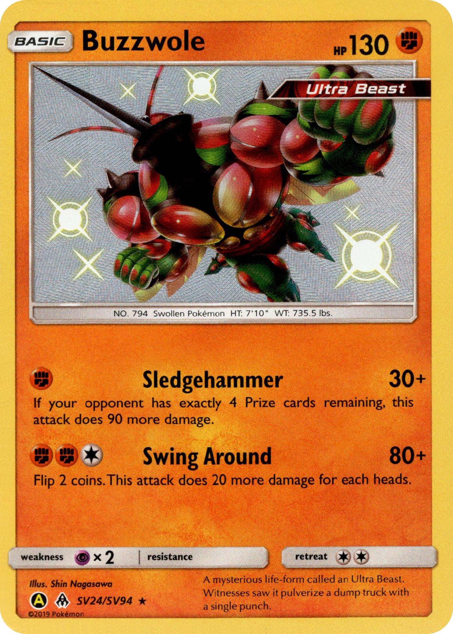 Buzzwole - SV24/SV94 - Hidden Fates - Card Cavern