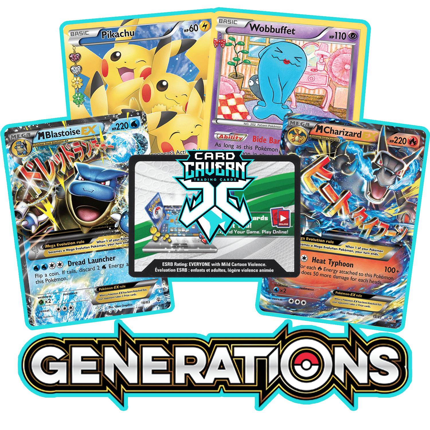 Generations - 2 packs - PTCGL Code - Card Cavern