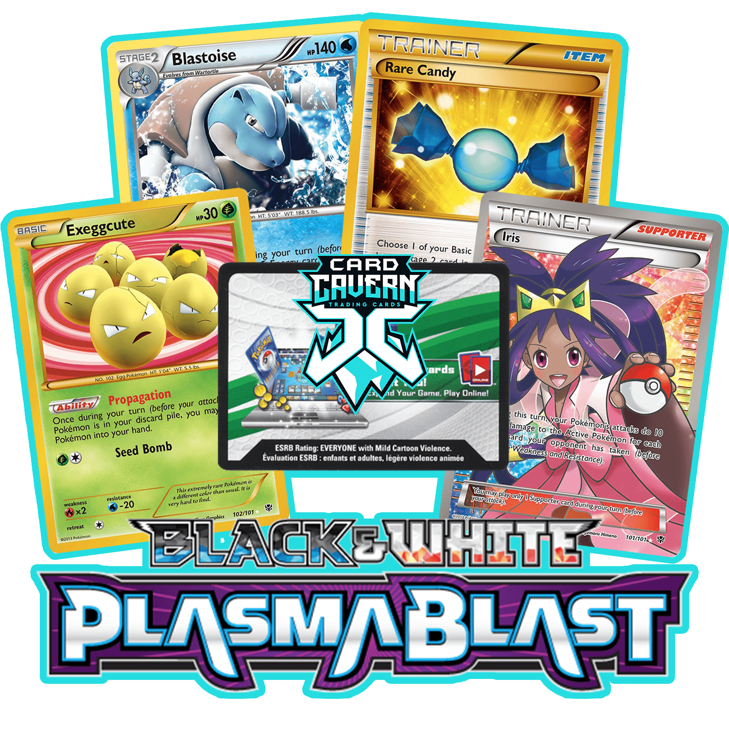 Plasma Blast PTCGL Code - Card Cavern