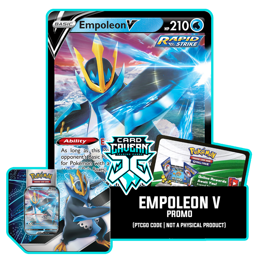 pokemon cards empoleon Pokemon Empoleon V Strikers Tin – Collector's Avenue