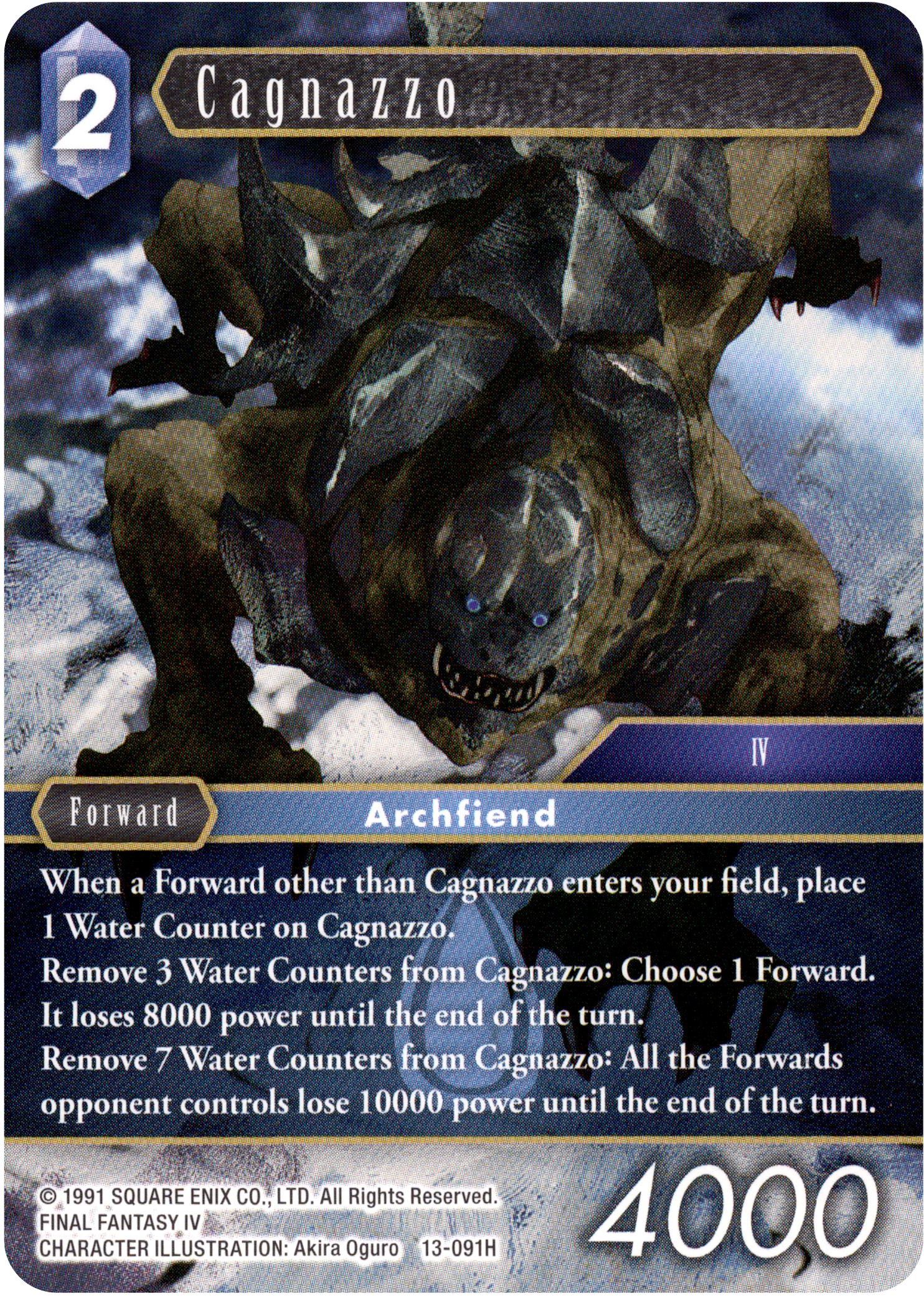 Cagnazzo - 13-091H - Opus XIII - Card Cavern