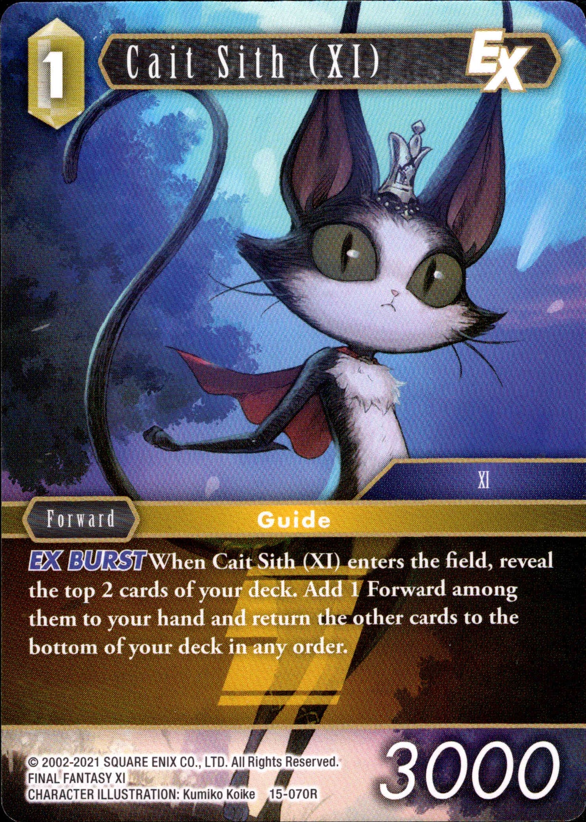 Cait Sith (XI) - 15-070R - Crystal Dominion - Card Cavern