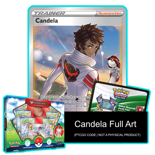Pokemon GO Special Collection - Candela SWSH228 - Pokemon TCG Live Code - Card Cavern