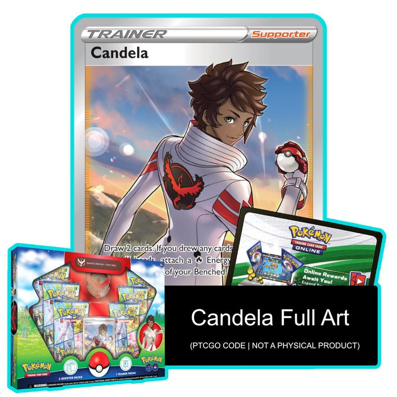 Pokemon GO Special Collection - Candela SWSH228 - Pokemon TCG Live Code - Card Cavern