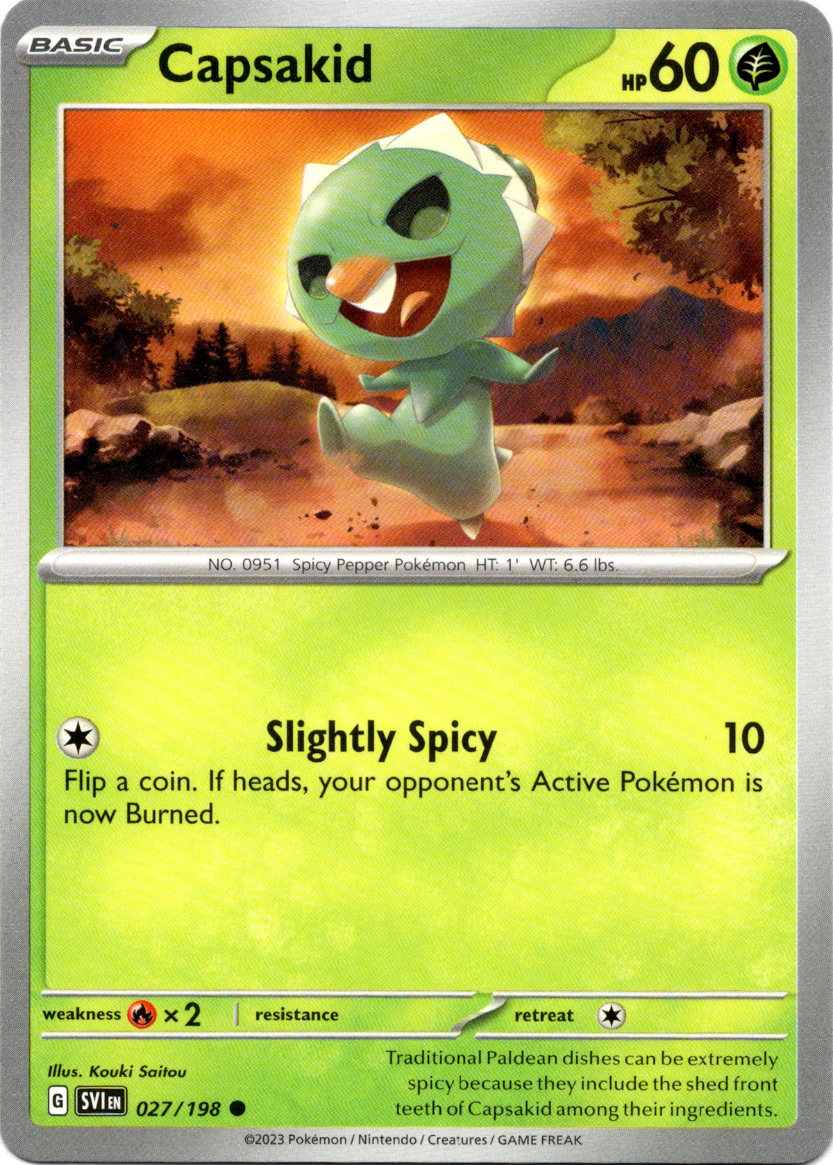 Capsakid - 027/198 - Scarlet & Violet - Card Cavern