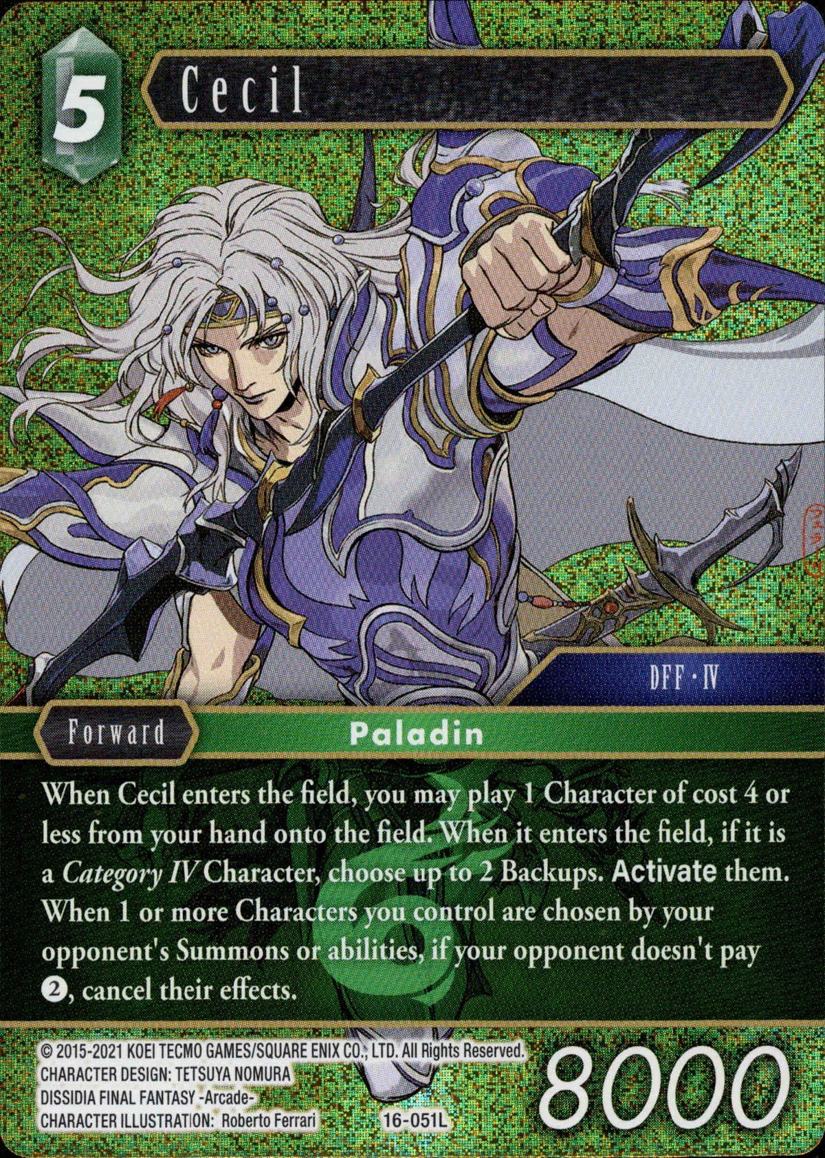 Cecil - 16-051L - Emissaries of Light - Foil - Card Cavern