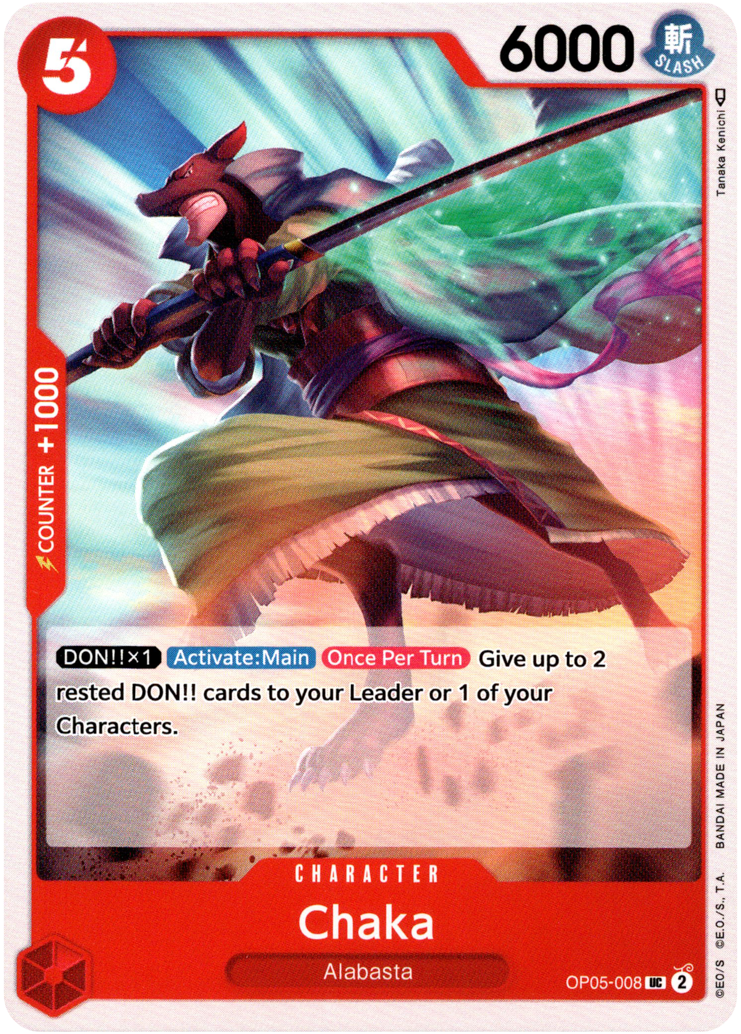 Chaka - OP05-008 - Awakening of the New Era - Card Cavern