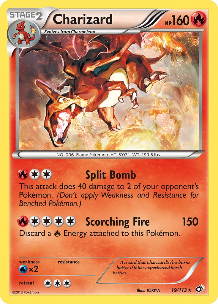 Charizard - 19/113 - Legendary Treasures - Holo - Card Cavern