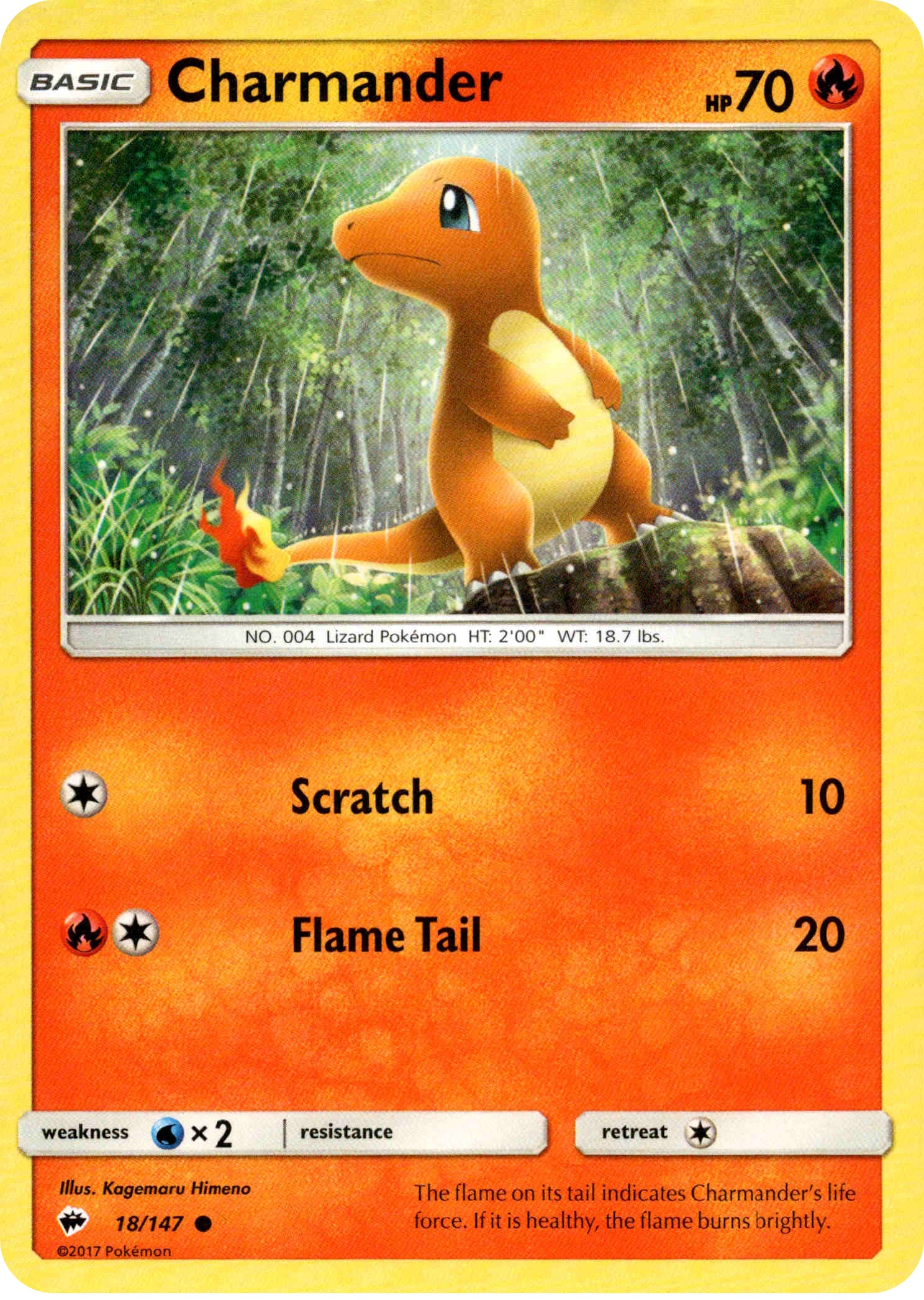 Charmander - 18/147 - Burning Shadows - Card Cavern