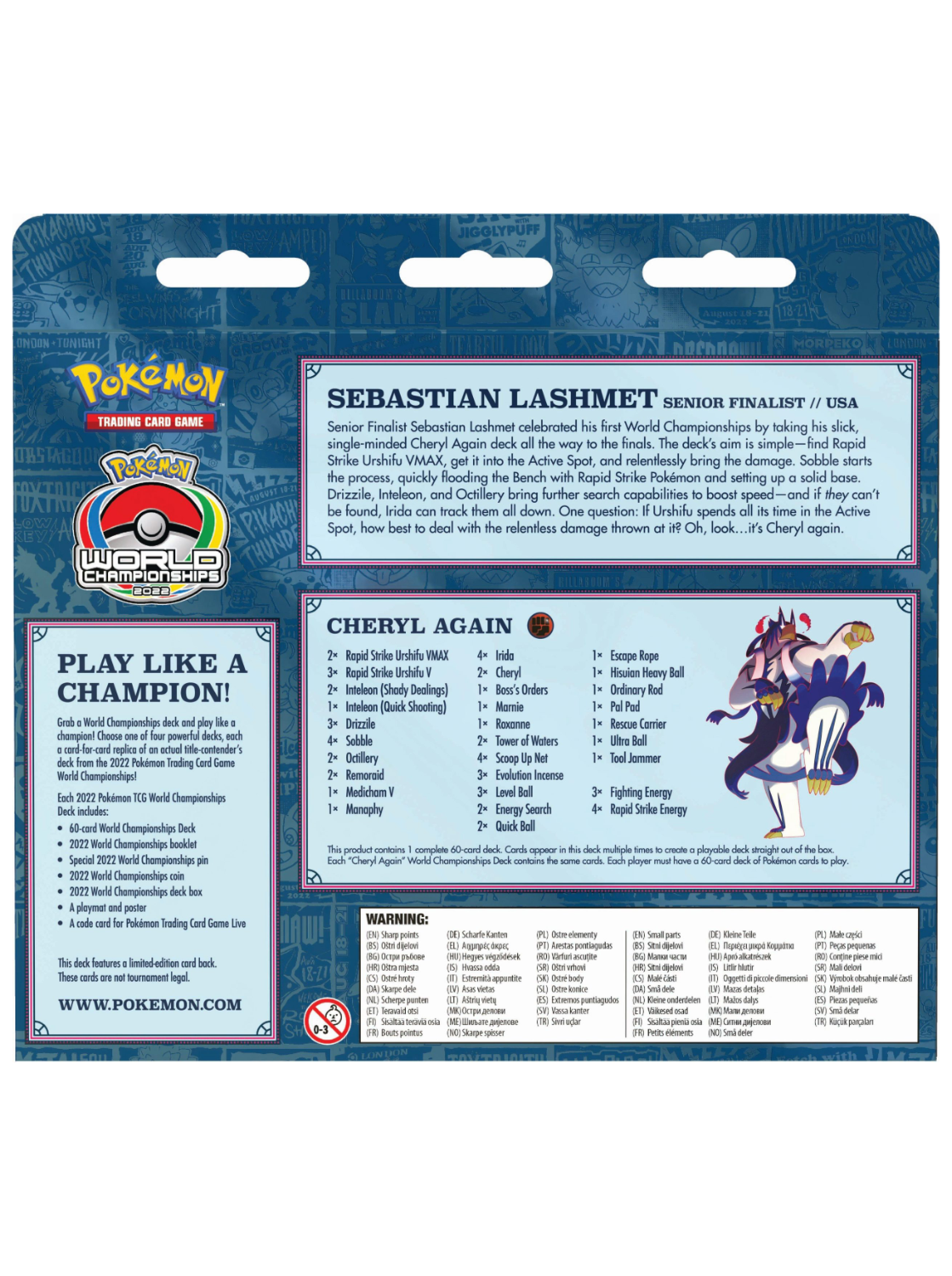 2022 Pokemon TCG World Championships Deck - Cheryl Again - Card Cavern