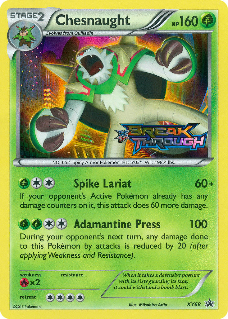 Chesnaught Prerelease - XY68 - XY Promo - Card Cavern